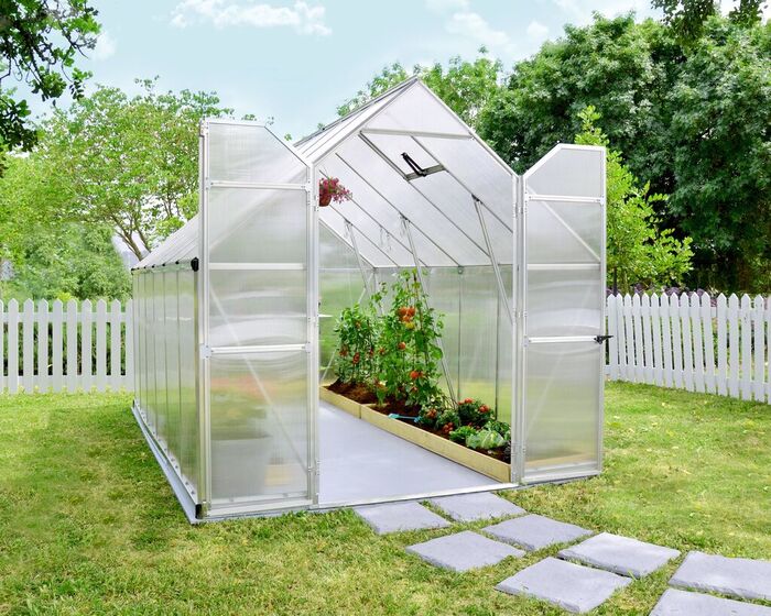 Växthus Essence 9 m² Silver Canopia by Palram